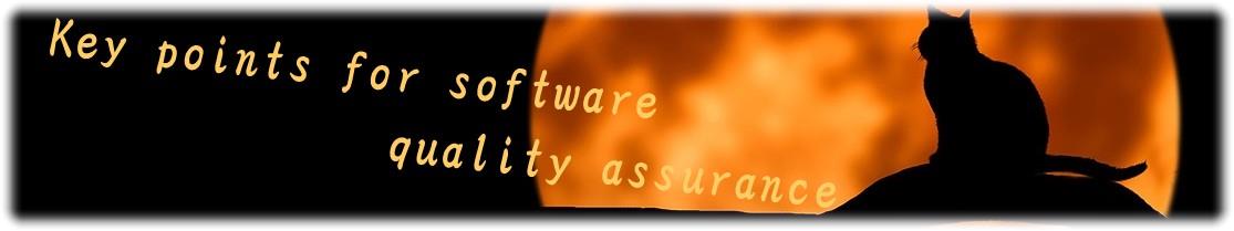 Key Points for Software Quality Assurance